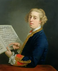 Porträt von Francesco Geminiani (1687-1762), italienischer Violinist